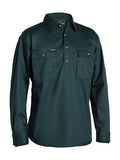 Bisley Closed Front Cotton Drill Long Sleeve Shirt (BSC6433)