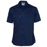 DNC Cotton Drill Work Shirt Short Sleeve (3201) Industrial Shirts DNC Workwear - Ace Workwear