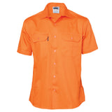 DNC Cotton Drill Work Shirt Short Sleeve (3201) Industrial Shirts DNC Workwear - Ace Workwear