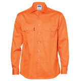 DNC Cotton Drill Work Shirt Long Sleeve (3202) Industrial Shirts DNC Workwear - Ace Workwear