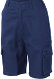 DNC Ladies Cotton Drill Cargo Shorts (3308) Industrial Shorts DNC Workwear - Ace Workwear