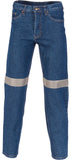 DNC Denim Jeans With CSR R/Tape (3327) Industrial Jeans With Tape DNC Workwear - Ace Workwear