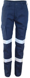 DNC Ladies Double Hoops Taped Cargo Pants (3330) Industrial Cargo Pants With Tape DNC Workwear - Ace Workwear
