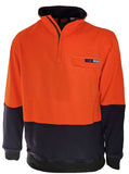 DNC HiVis 1/2 Zip FR & HRC2 Jumper (3423) Flame Retardant Jackets & Jumpers DNC Workwear - Ace Workwear
