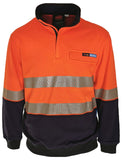 DNC HiVis 1/2 Zip FR HRC2 D/N Jumper (3424) Flame Retardant Jackets & Jumpers DNC Workwear - Ace Workwear