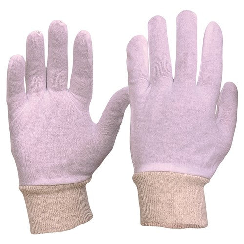 Pro Choice Interlock Poly/Cotton Liner Knit Wrist Gloves - Pack (12 Pairs) (342CLK) Cotton Gloves ProChoice - Ace Workwear