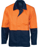DNC Patron Saint® Flame Retardant Two Tone Drill Welder’s Jacket (3431) Flame Retardant Jackets & Jumpers DNC Workwear - Ace Workwear