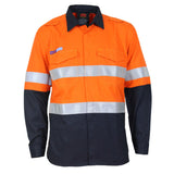 DNC Inherent FR PPE2 2T D/N Shirt (3455) Flame Retardant Shirts DNC Workwear - Ace Workwear