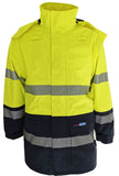 DNC HiVis FR & HRC2 D/N Rain Jacket (3467) Flame Retardant Jackets & Jumpers DNC Workwear - Ace Workwear