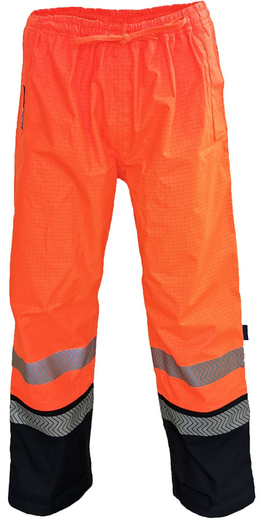 DNC HiVis FR & HRC2 D/N Rain Pants (3472) Flame Retardant Pants DNC Workwear - Ace Workwear
