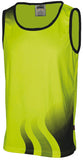 DNC Hi Vis Wave Sublimated Singlet (3561) Hi Vis Tees & Singlet DNC Workwear - Ace Workwear