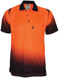 DNC Hi Vis Ocean Sublimated Polo Short Sleeve (3568) Hi Vis Polo With Designs DNC Workwear - Ace Workwear