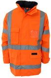 DNC HiVis Breathable Rain Jacket Biomotion tape (3571) Hi Vis Cold & Wet Wear Jackets & Pants DNC Workwear - Ace Workwear