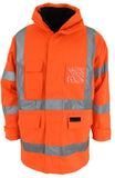 DNC HiVis "6 in 1" Breathable Rain Jacket Biomotion (3572) Hi Vis Cold & Wet Wear Jackets & Pants DNC Workwear - Ace Workwear