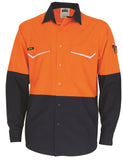 DNC Two-Tone RipStop Cotton Cool Shirt, L/S (3586) Hi Vis Shirts DNC Workwear - Ace Workwear
