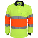 DNC Hi Vis Cool Dry Two Tone Biomotion Day/Night Polo (3709) Hi Vis Polo With Tape DNC Workwear - Ace Workwear