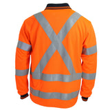 DNC Hi Vis "X' Back & Biomotion Taped Polo (3710) Hi Vis Polo With Tape DNC Workwear - Ace Workwear