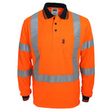 DNC Hi Vis "X' Back & Biomotion Taped Polo (3710) Hi Vis Polo With Tape DNC Workwear - Ace Workwear