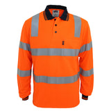 DNC HiVis Biomotion Tapped Polo L/S (3713) Hi Vis Polo With Tape DNC Workwear - Ace Workwear