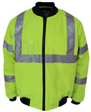DNC HiVis "X" back flying jacket Biomotion tape (3763) Hi Vis Cold & Wet Wear Jackets & Pants DNC Workwear - Ace Workwear