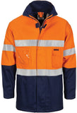 DNC Hi Vis Cotton Drill "2 in 1" Jacket with Generic Reflective Tape (3767) Hi Vis Cotton & Bluey Jackets DNC Workwear - Ace Workwear