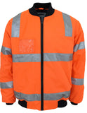DNC HiVis "Hoop" Pattern Flying Jacket Biomotion Tape (3769) Hi Vis Cold & Wet Wear Jackets & Pants DNC Workwear - Ace Workwear