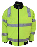 DNC HiVis "Hoop" Pattern Flying Jacket Biomotion Tape (3769) Hi Vis Cold & Wet Wear Jackets & Pants DNC Workwear - Ace Workwear