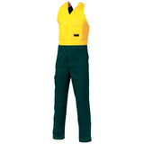 DNC Hi Vis Cotton Drill Action Back Coverall/Overall (3853) Hi Vis Coveralls (Overalls) DNC Workwear - Ace Workwear