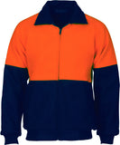 DNC Hi Vis Two Tone Bluey Bomber Jacket (3869) Hi Vis Cotton & Bluey Jackets DNC Workwear - Ace Workwear