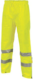 DNC Hi Vis Breathable and Anti-Static Pants with 3M Reflective Tape (3876) Hi Vis Cold & Wet Wear Jackets & Pants DNC Workwear - Ace Workwear