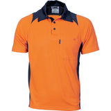 DNC Cool Breathe Action Polo Shirt - Short Sleeve (3893) Hi Vis Polo With Designs DNC Workwear - Ace Workwear