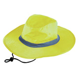 Hi Vis Reflector Safety Hat - Pack of 25 signprice, Wide Brim Legend Life - Ace Workwear