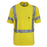 DNC Hi Vis Cotton Taped T-Shirt Short Sleeve (3917) Hi Vis Tees & Singlet DNC Workwear - Ace Workwear