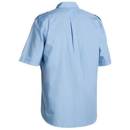 Bisley Mens Epaulette Short Sleeve Shirt (B71526) - Ace Workwear