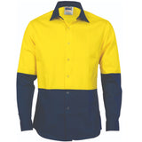 DNC HiVis Cool Breeze Food Industry Cotton Shirt Long Sleeve (3942) Food Industry Wear, Hi Vis Shirts DNC Workwear - Ace Workwear