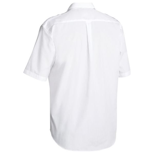 Bisley Mens Epaulette Short Sleeve Shirt (B71526) - Ace Workwear