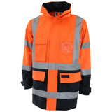 DNC HiVis "H" Pattern Two Tone Biomotion Tape Jacket (3962) Hi Vis Cold & Wet Wear Jackets & Pants DNC Workwear - Ace Workwear