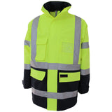 DNC HiVis "H" Pattern Two Tone Biomotion Tape Jacket (3962) Hi Vis Cold & Wet Wear Jackets & Pants DNC Workwear - Ace Workwear