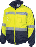DNC HiVis D/N Contrast Bomber Jacket (3992) Hi Vis Cold & Wet Wear Jackets & Pants DNC Workwear - Ace Workwear