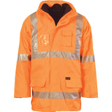 DNC HiVis Cross Back D/N “6 in 1” jacket (3997) Hi Vis Cold & Wet Wear Jackets & Pants DNC Workwear - Ace Workwear