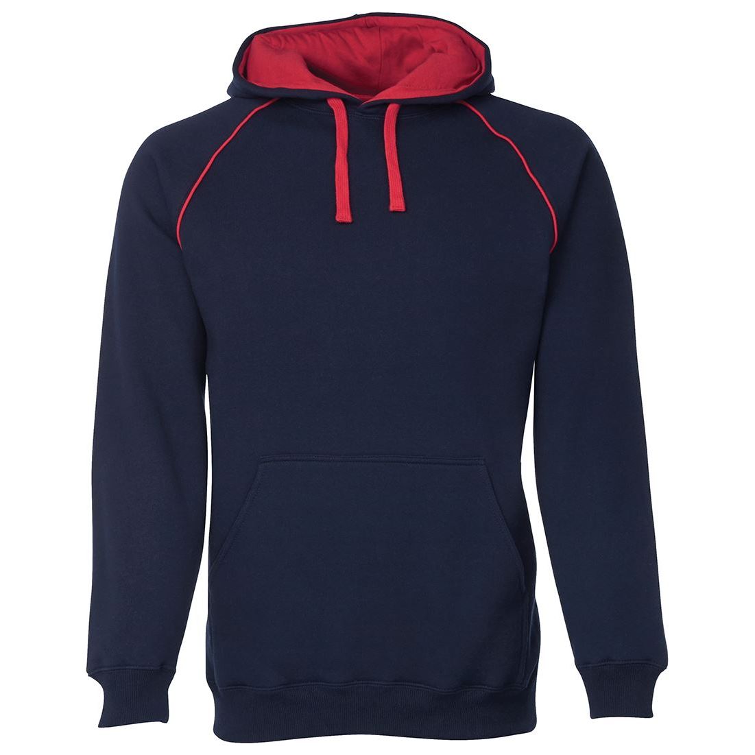 JB's Adults Contrast Fleecy Hoodie (3CFH)