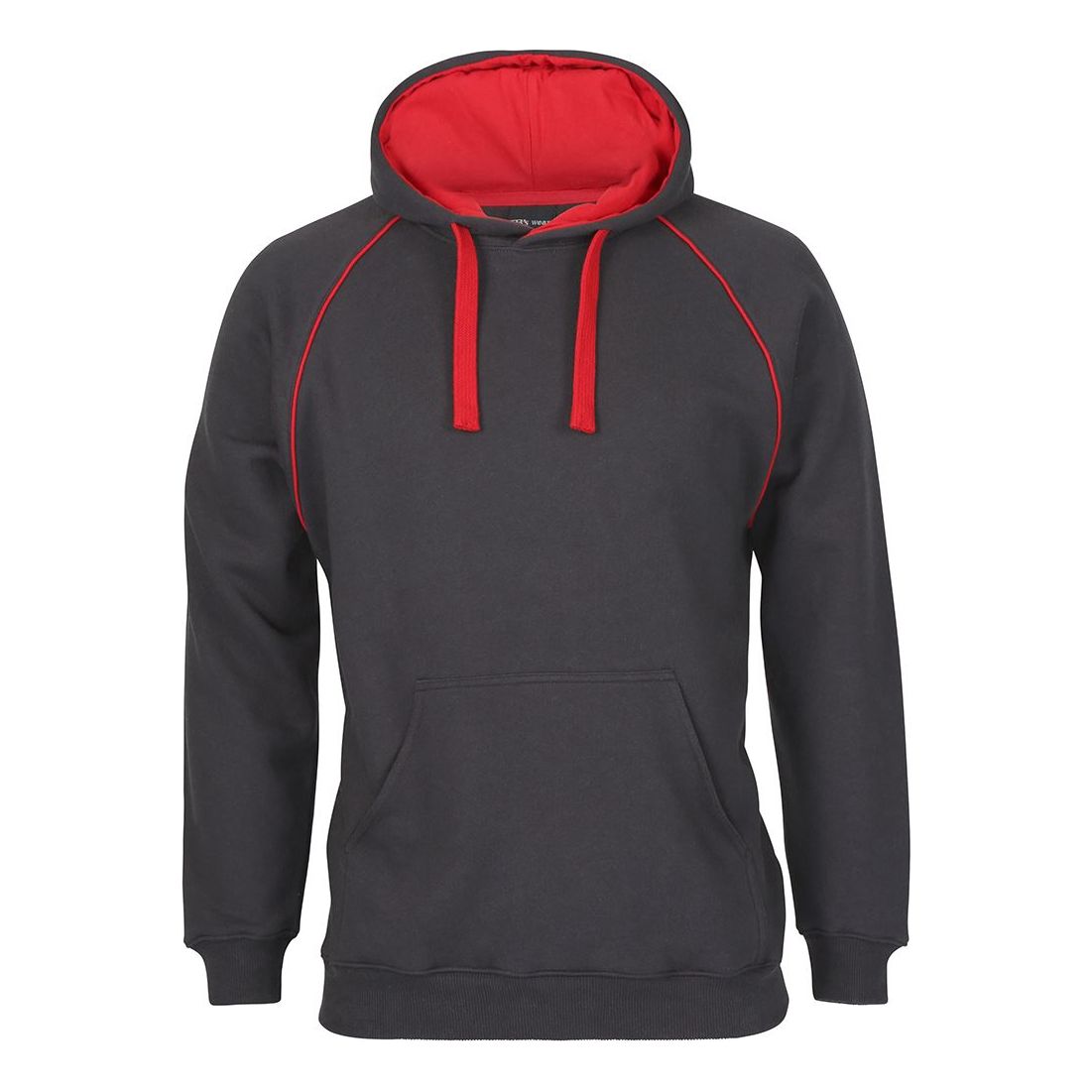 JB's Adults Contrast Fleecy Hoodie (3CFH)