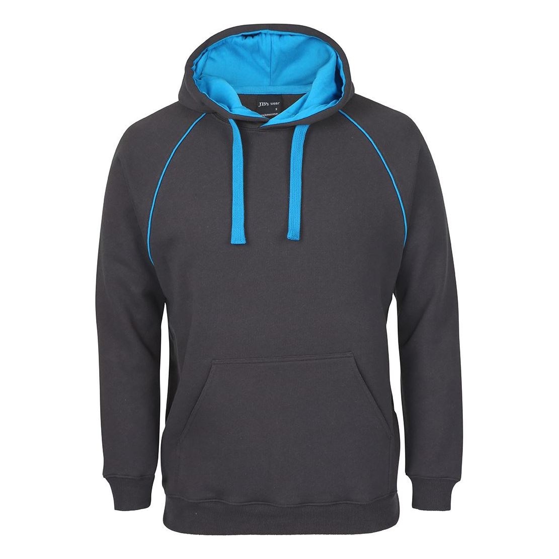JB's Adults Contrast Fleecy Hoodie (3CFH)