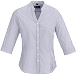 Biz Corporates Womens Bordeaux 3/4 Sleeve Shirt (40114) Ladies Shirts, signprice Biz Corporates - Ace Workwear
