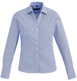 Biz Corporates Womens Hudson Long Sleeve Shirt (40310) Ladies Shirts, signprice Biz Corporates - Ace Workwear