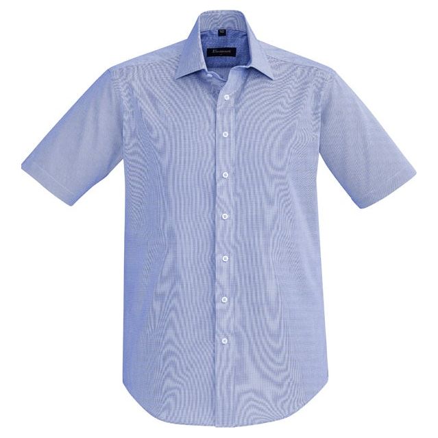 Biz Corporates Mens Hudson Short Sleeve Shirt (40322) Mens Shirts, signprice Biz Corporates - Ace Workwear