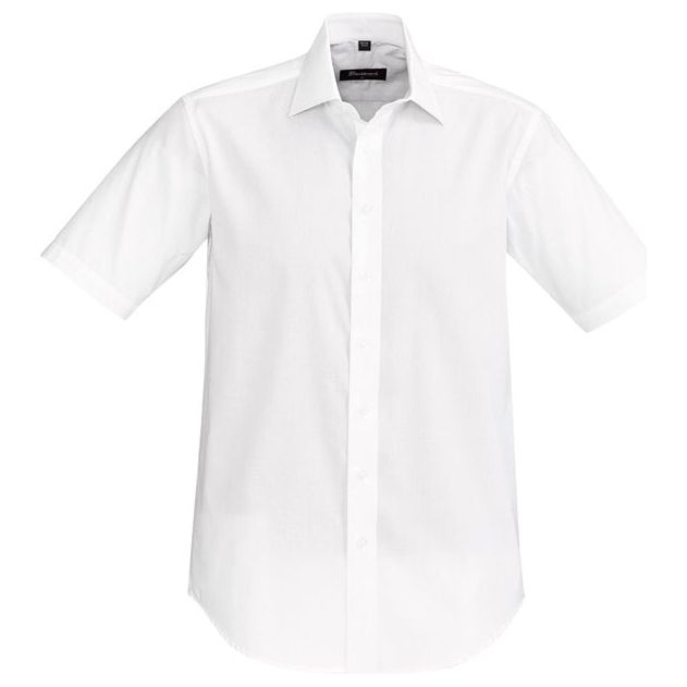 Biz Corporates Mens Hudson Short Sleeve Shirt (40322) Mens Shirts, signprice Biz Corporates - Ace Workwear