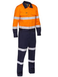 Bisley Taped Hi Vis Coverall With Waist Zip Opening (BC6066T)
