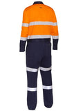 Bisley Taped Hi Vis Coverall With Waist Zip Opening (BC6066T)