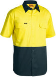 Bisley 2 Tone Cool Lightweight Short Sleeve Drill Shirt (BS1895)